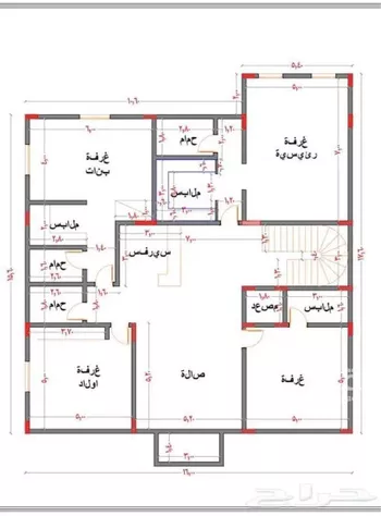 فيلا للبيع في شارع ج25, حي وادي جليل, مدينة امارة منطقة مكة المكرمة - الطائف, منطقة مكة المكرمة صورة 3