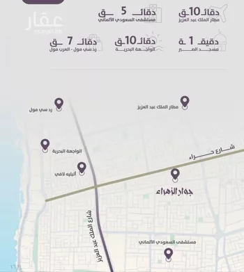 شقة للبيع في شارع عوف الجثممي, حي الزهراء, مدينة جدة, منطقة مكة المكرمة