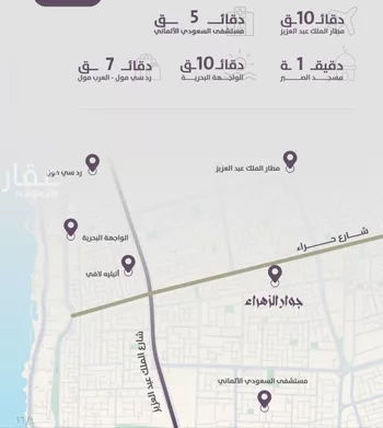 شقة للبيع في شارع عوف الجثممي, حي الزهراء, مدينة جدة, منطقة مكة المكرمة صورة 3