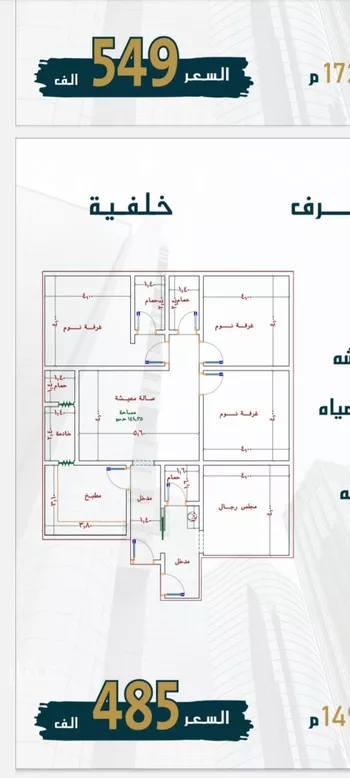شقة للبيع في شارع الامير عبدالمجيد, حي الصواري, مدينة جدة, منطقة مكة المكرمة
