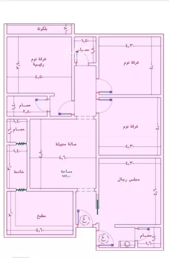 شقة للبيع في شارع الواحة, حي الواحة, مدينة جدة, منطقة مكة المكرمة صورة 4