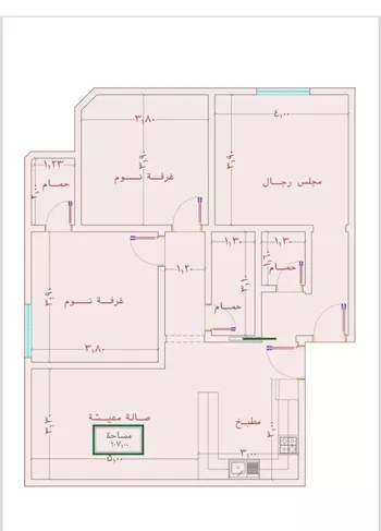 شقة للبيع في شارع الامير عبدالمجيد, حي الصواري, مدينة جدة, منطقة مكة المكرمة صورة 4