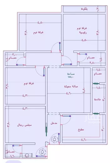شقة للبيع في شارع الواحة, حي الواحة, مدينة جدة, منطقة مكة المكرمة صورة 5