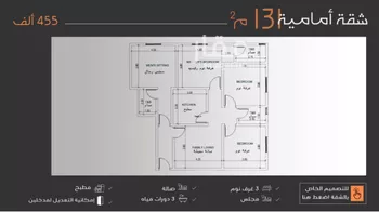 شقة للبيع في شارع عبدالرحمن الجرادي, حي النزهة, مدينة جدة, منطقة مكة المكرمة صورة 4