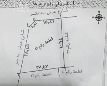 أرض للبيع في شارع أسيد, حي أم العراد, مدينة امارة منطقة مكة المكرمة - الطائف, منطقة مكة المكرمة صورة 4