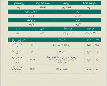 أرض للبيع في حي الغدير, مدينة جدة, منطقة مكة المكرمة صورة 2