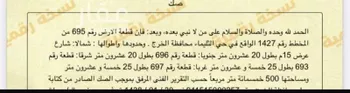 أرض للبيع في الخرج ، الخرج