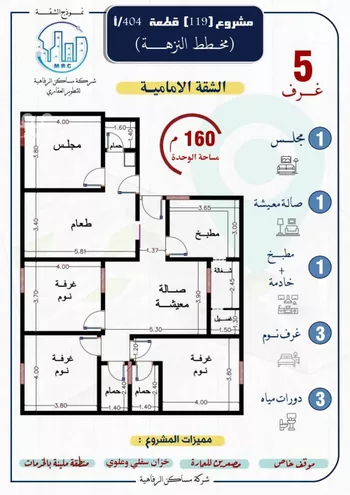 شقة للبيع في شارع محمد بن اسعد العظم, حي النزهة, مدينة جدة, منطقة مكة المكرمة صورة 4