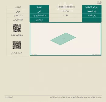 أرض للبيع في حي عريض, مدينة الرياض, منطقة الرياض صورة 3