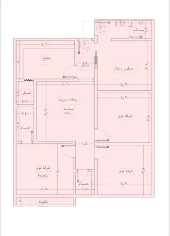 شقة للبيع في شارع الواحة, حي الواحة, مدينة جدة, منطقة مكة المكرمة صورة 5