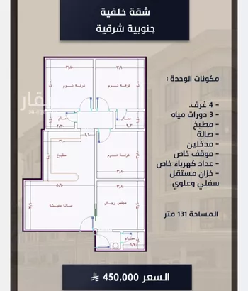 شقة للبيع في شارع الامير عبدالمجيد, حي الصواري, مدينة جدة, منطقة مكة المكرمة صورة 2