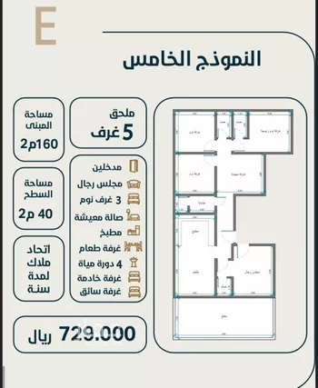 شقة للبيع في شارع ابي بكر التونسي, حي النعيم, مدينة جدة, منطقة مكة المكرمة صورة 3
