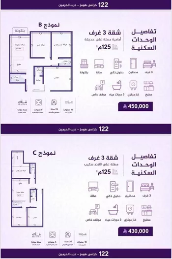 شقة للبيع في شارع احمد بن عيسى الرومي, حي الفيحاء, مدينة جدة, منطقة مكة المكرمة صورة 2