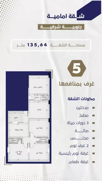 شقة للبيع في شارع ابو وهيب الجشمي, حي النعيم, مدينة جدة, منطقة مكة المكرمة صورة 2