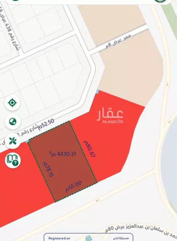 أرض للبيع في شارع الشيخ جابر الأحمد الصباح, حي المونسية, مدينة الرياض, منطقة الرياض صورة 3