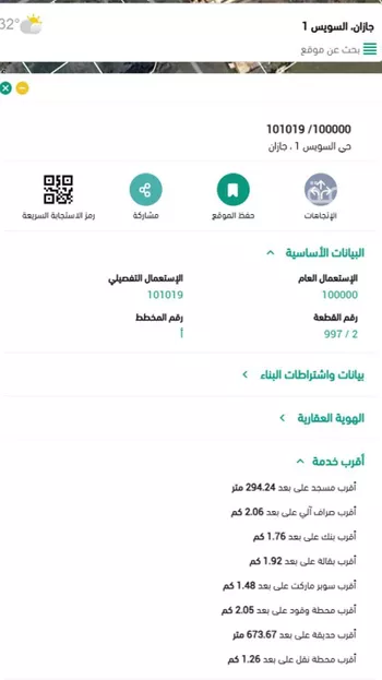 أرض للبيع في شارع طريق الامير سلطان بن عبدالعزيز, حي السويس 1, مدينة جازان, منطقة جازان صورة 3