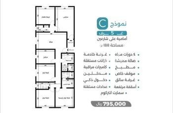 شقة للبيع في شارع عدي ابن تميم, حي الصفاء, مدينة جدة, منطقة مكة المكرمة صورة 2