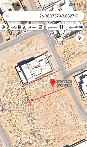 أرض للبيع في شارع الشقة 14, حي المنصورة, مدينة بريده, منطقة القصيم