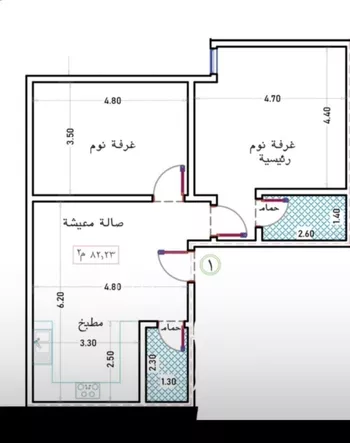 شقة للبيع في شارع الواحة, حي الواحة, مدينة جدة, منطقة مكة المكرمة صورة 3