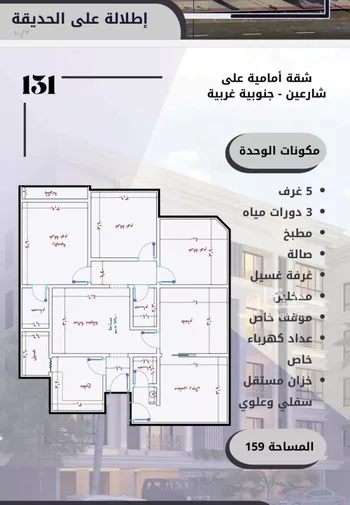 شقة للبيع في شارع الامير عبدالمجيد, حي الصواري, مدينة جدة, منطقة مكة المكرمة صورة 2
