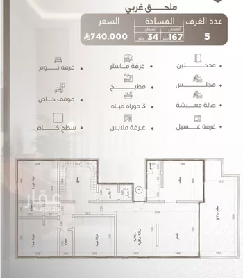 شقة للبيع في شارع حصين بن محصن, حي النعيم, مدينة جدة, منطقة مكة المكرمة صورة 5
