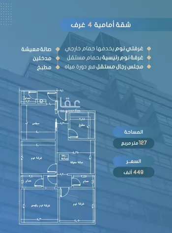 شقة للبيع في شارع أحمد بن خلف, حي الصواري, مدينة جدة, منطقة مكة المكرمة صورة 3