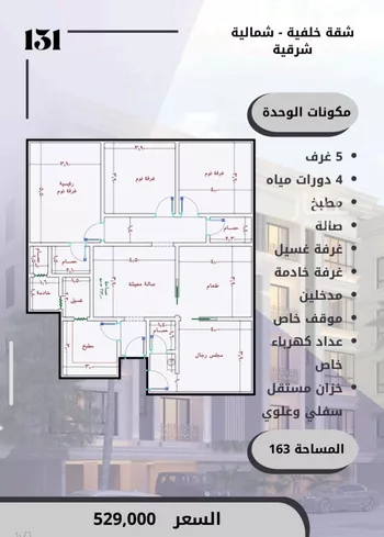 شقة للبيع في شارع الامير عبدالمجيد, حي الصواري, مدينة جدة, منطقة مكة المكرمة صورة 3