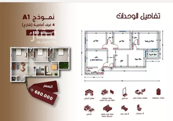 شقة للبيع في شارع ابن الرومي, حي الحمراء, مدينة جدة, منطقة مكة المكرمة صورة 5