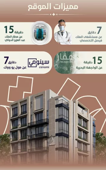 شقة للبيع في حي الروضة, مدينة جدة, منطقة مكة المكرمة