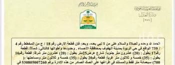 أرض للبيع في شارع حاجب ابن زيد الاوسي, حي الربوة, مدينة الاحساء, المنطقة الشرقية