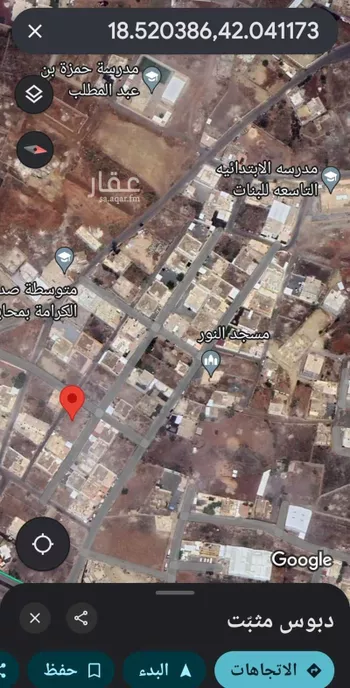 أرض للبيع في شارع عمران بن طلحة بن عبدالله التميمي, حي الياسمين, مدينة محائل, منطقة عسير صورة 2