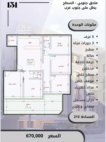 شقة للبيع في شارع الامير عبدالمجيد, حي الصواري, مدينة جدة, منطقة مكة المكرمة