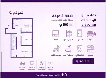 شقة للبيع في شارع احمد بن عيسى الرومي, حي الفيحاء, مدينة جدة, منطقة مكة المكرمة صورة 3