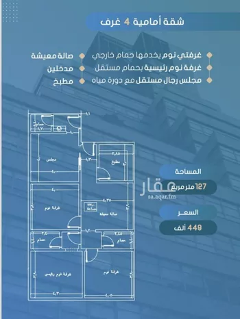 شقة للبيع في حي الصواري, مدينة جدة, منطقة مكة المكرمة صورة 2