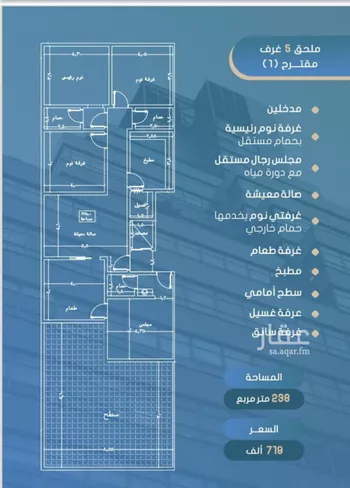 شقة للبيع في شارع أحمد بن خلف, حي الصواري, مدينة جدة, منطقة مكة المكرمة