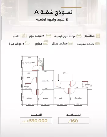 شقة للبيع في حي الصفاء, مدينة جدة, منطقة مكة المكرمة صورة 5