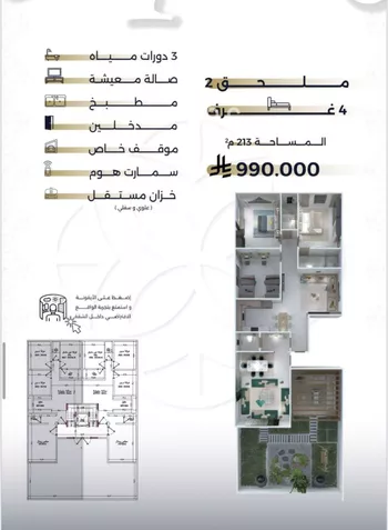 شقة للبيع في شارع بحر الجود, حي السلامة, مدينة جدة, منطقة مكة المكرمة صورة 5