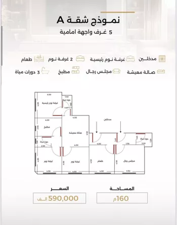 شقة للبيع في حي الصفاء, مدينة جدة, منطقة مكة المكرمة صورة 4