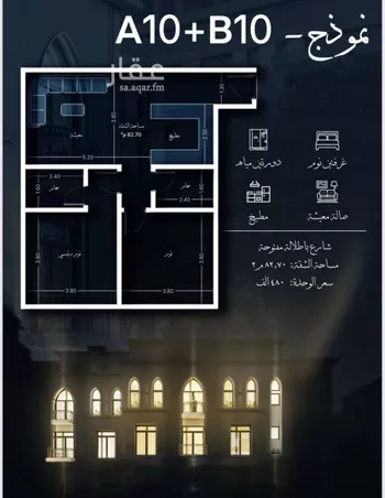 شقة للبيع في شارع احمد الغزاوى, حي الحمراء, مدينة جدة, منطقة مكة المكرمة صورة 3
