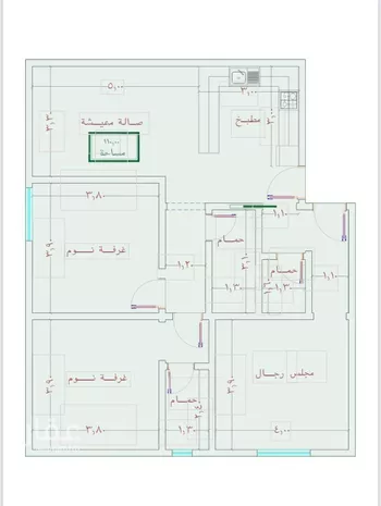 شقة للبيع في شارع الامير عبدالمجيد, حي الصواري, مدينة جدة, منطقة مكة المكرمة صورة 4