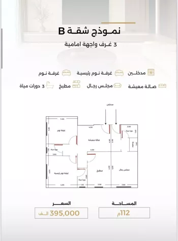 شقة للبيع في حي الصفاء, مدينة جدة, منطقة مكة المكرمة صورة 2
