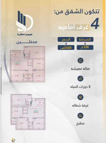 شقة للبيع في حي الواحة, مدينة جدة, منطقة مكة المكرمة صورة 4