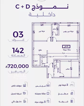 شقة للبيع في حي الزهراء, مدينة جدة, منطقة مكة المكرمة صورة 5