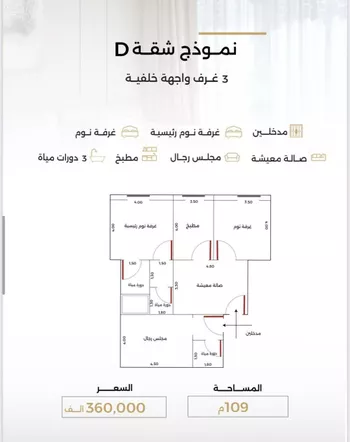 شقة للبيع في حي الصفاء, مدينة جدة, منطقة مكة المكرمة صورة 3