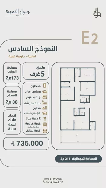 شقة للبيع في شارع ابو مصعب الاسدي, حي النعيم, مدينة جدة, منطقة مكة المكرمة صورة 4