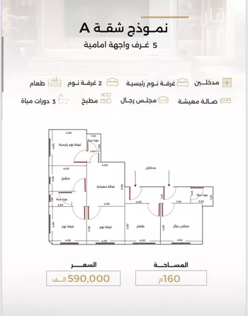 شقة للبيع في حي الصفاء, مدينة جدة, منطقة مكة المكرمة صورة 3