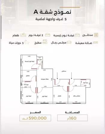 شقة للبيع في شارع ابو محسن الثقفى, حي الصفاء, مدينة جدة, منطقة مكة المكرمة صورة 3