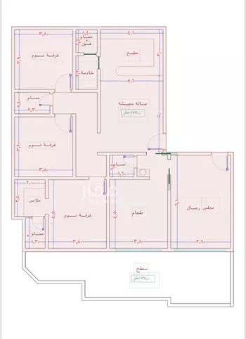شقة للبيع في شارع الامير عبدالمجيد, حي الصواري, مدينة جدة, منطقة مكة المكرمة صورة 2