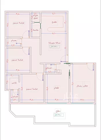 شقة للبيع في شارع الامير عبدالمجيد, حي الصواري, مدينة جدة, منطقة مكة المكرمة صورة 3