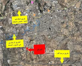 أرض للبيع في شارع طريق البخاري, حي الصفاء, مدينة ابها, منطقة عسير صورة 2